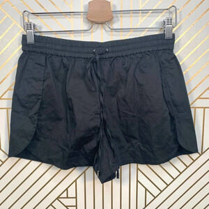 Robert Rodriguez Black Cotton Drawstring Shorts